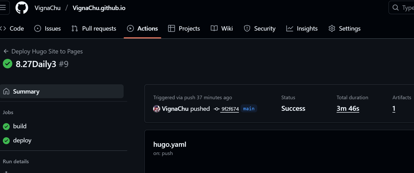 在Github Pages上搭建Hugo博客